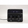 סיר טיגון חכם 2 תאים שחור 12 ליטר AIR FRYER LUXOR