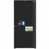 מקרר 4 דלתות INVERTER זכוכית שחור LUXOR
