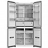 מקרר 4 דלתות זכוכית שחורה כולל פיקוד שבת AI-9100 BLACK aiwa